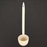 AMADEA Dřevěná naběračka, masivní dřevo, délka 38 cm – Zbozi.Blesk.cz