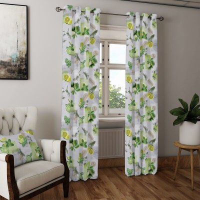 Závěs dekorační nebo látka, OXY Citrony 150 cm 150 cm – Hledejceny.cz