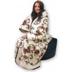 OVČÍ VĚCI Televizní pytel z ovčí vlny KÁRO 160 x 200 cm – Zboží Dáma