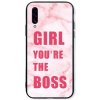 Pouzdro a kryt na mobilní telefon Samsung Pouzdro TopQ LUXURY Samsung A30s pevný Girl Boss