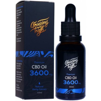 Growing High CBD oil 3600 mg olej kapky 30 ml – Sleviste.cz