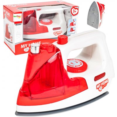 Mikro Trading Žehlička 14cm s rozprašovačem na baterie se světlem a zvukem v krabičce – Zboží Dáma