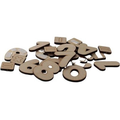 T-Wood Doplňková sada k Hracím stěnám Čísla a znaky – Zboží Dáma