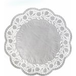 Dekorativní krajky kulaté pr. 30 cm (100 ks) – Zboží Dáma