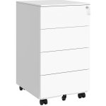 SONGMICS Pojízdná kartotéka 39 x 45 x 69.4 cm bílá – Zboží Dáma