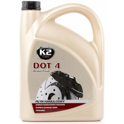 K2 Brzdová kapalina DOT 4 5 l | Zboží Auto