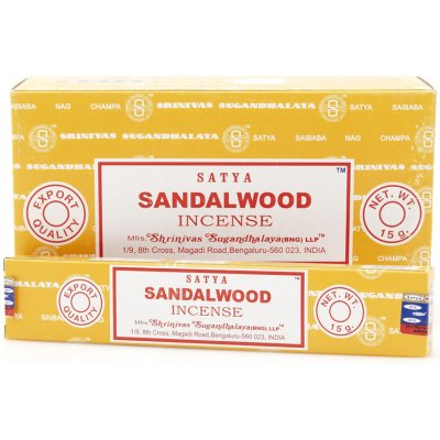 Satya indické vonné tyčinky PK Sandal 15 g – Zboží Dáma
