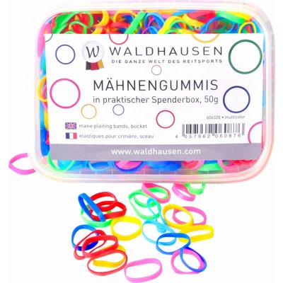 Gumičky do hřívy Waldhausen, 50 g, multicolour