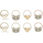 MIMI & LULA Gumičky do vlasů Cat/Mouse – set 8 ks, multi barva, textil – Zboží Dáma