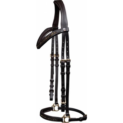 Waldhausen Uzdečka Ice Icelandic hnědá / zlatá – Zboží Mobilmania