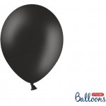 Balónek černý pastelový 27 cm – Zboží Mobilmania