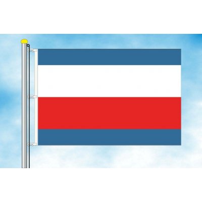 LIBEA, s.r.o. Trenčianský kraj vlajka Rozměr: 40×60 cm, Uchycení: Karabiny na stožár – Hledejceny.cz