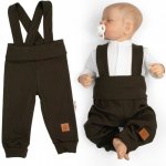 Baby Nellys Rostoucí legíny se šlemi žebrované se širokým pasem meruňkové – Zboží Dáma