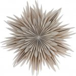 Watt & Veke Závěsná svítící hvězda Maja Greige 50 cm béžová barva papír – Hledejceny.cz