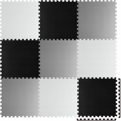 Ricokids Pěnová podložka velké pěnové puzzle šachovnice 180x180cm 9 ks – Zboží Mobilmania