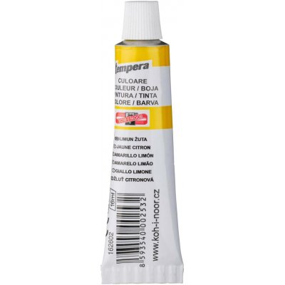 Koh-i-noor Temperové barvy tuba 16ml žluť citronová – Hledejceny.cz
