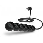 Connect IT prodlužovací kabel 230 V 6 zásuvek 3 m bez vypínače černá CES-1321-BK – Zbozi.Blesk.cz