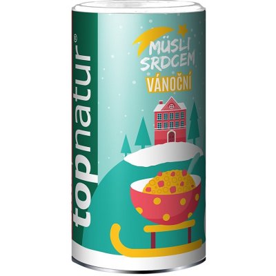 Topnatur Müsli srdcem vánoční perníkové 2025 350 g – Hledejceny.cz