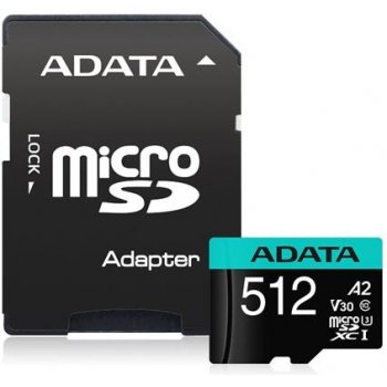 ADATA MicroSDXC 512 GB AUSDX512GUI3V30SA2-RA1