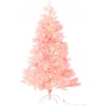 Růžový nadýchaný vánoční strom Boho Pampa 400 LED – 132*132*210 cm - J-Line by Jolipa – Hledejceny.cz