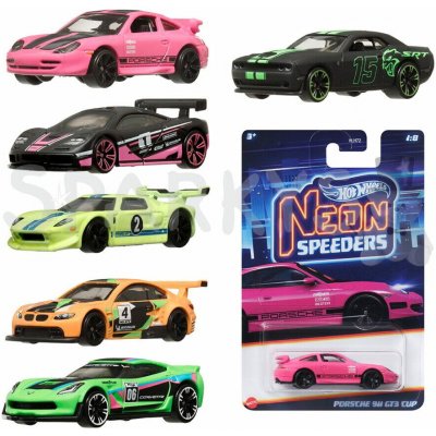 Mattel Hot Wheels Neon Speeders, více druhů – Zboží Dáma