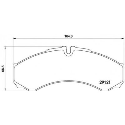 BREMBO Sada brzdových doštiček PA6 021 – Zbozi.Blesk.cz