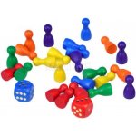 Figurky 24ks 25mm+ 2 kostky společenská hra v sáčku – Zboží Mobilmania