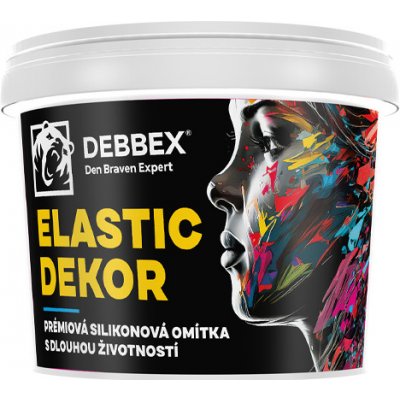 Den Braven Prémiová silikonová omítka ELASTIC DEKOR 25 kg – Hledejceny.cz