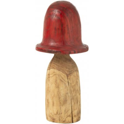 Přírodní dřevěná dekorace houba Mushroom XL - Ø 35*70 cm - J-Line by Jolipa – Hledejceny.cz