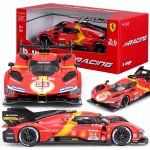 Bburago Ferrari Racing 499P LMH Červená 51 1:24 – Zboží Mobilmania