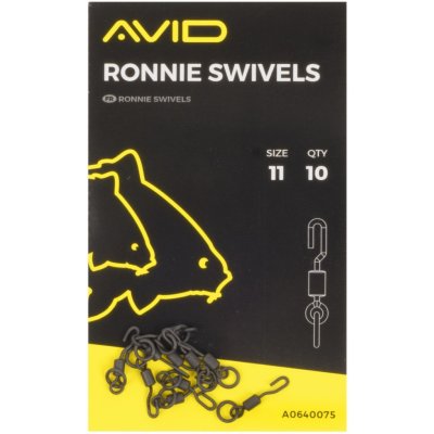 Avid Carp Obratlíky Ronnie Swivels vel.11 10ks – Hledejceny.cz