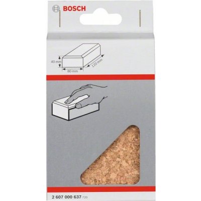 BOSCH Špalík pro ruční broušení 80 x 120 mm, 2607000637 – Hledejceny.cz