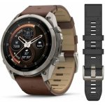 Garmin Fenix 9 Pro 51 mm AMOLED inReach Titanium Leather Band 010-04337-41 – Zboží Živě