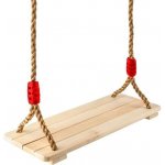 Iso Trade Dřevěná přírodní závěsná houpačka - 40 x 16 cm – Sleviste.cz