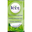 Veet Wax Strips voskové depilační pásky pro suchou pokožku Aloe Vera & Parfum of the Lotus Flower 12 ks