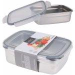 M.A.T. Group Dóza obdélníková nerez + PH víčko s klick uz. 1,25 l 19,5 x 14,5 x 6,5 cm – Sleviste.cz