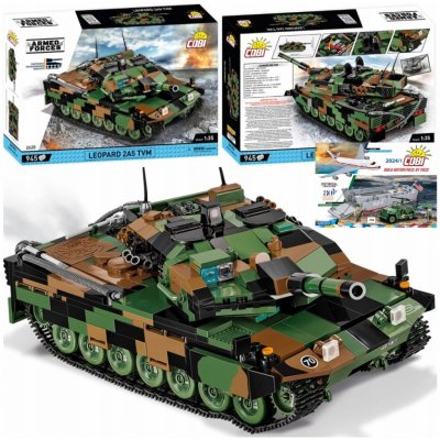 COBI 2620 Armed Forces Německý tank Leopard 2 A5 TVM – Zboží Mobilmania