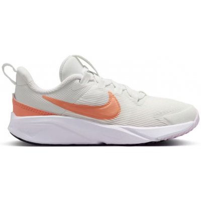 Nike Star Runner 4 K summit white/white/black/apricot agate – Zboží Mobilmania