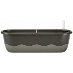 Plastia Mareta 60 Truhlík samozavlažovací 60 x 20 x 18 cm hnědá / tmavě hnědý – HobbyKompas.cz