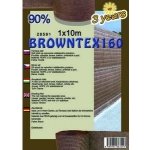 Doltak stínící síť Browntex160 90 % 1 x 10 m hnědá – Zboží Mobilmania