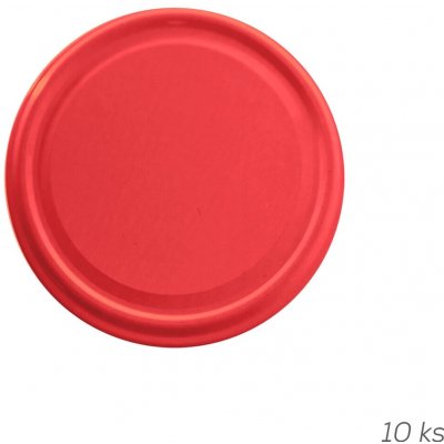 Víčko kov 66 červená 10 ks – Hledejceny.cz