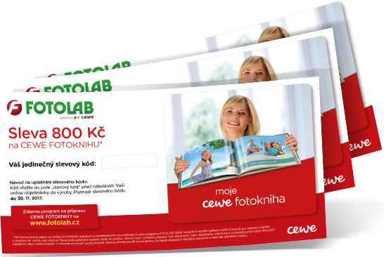 800,- poukaz na CEWE FOTOKNIHU dárkový balíček od 800 Kč - Heureka.cz