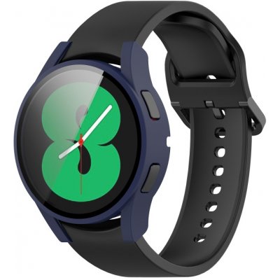 VSECHNONAMOBIL Ochranný kryt s tvrzeným sklem pro Samsung Galaxy Watch 4 40mm modrý 34753 – Zboží Živě