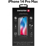 SWISSTEN ULTRA DURABLE 3D FULL GLUE GLASS APPLE IPHONE 14 PRO MAX ČERNÉ 8595217480285 – Zboží Živě