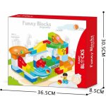 FUNNY BLOCKS Kuličková dráha s kostkami 53 ks – Zboží Mobilmania