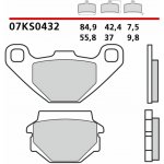 BREMBO brzdové destičky KH67 GENUINE CARBON CERAMIC (polokovová směs OEM) přední/zadní – Hledejceny.cz