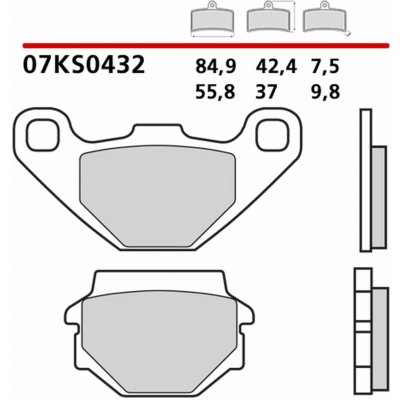 BREMBO brzdové destičky KH67 GENUINE CARBON CERAMIC (polokovová směs OEM) přední/zadní – Hledejceny.cz