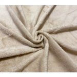 Aaryans Mikroplyšové prostěradlo ROYAL béžové 90-100x200x30 – Zboží Dáma