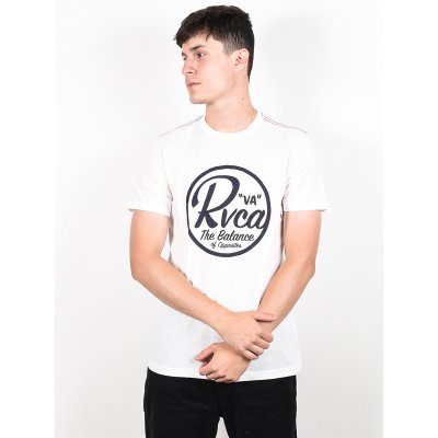 RVCA SEAL ANTIQUE WHITE pánské tričko krátký rukáv