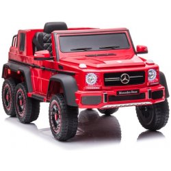 Lean Cars Mercedes Benz G63 elektrická jízda červená